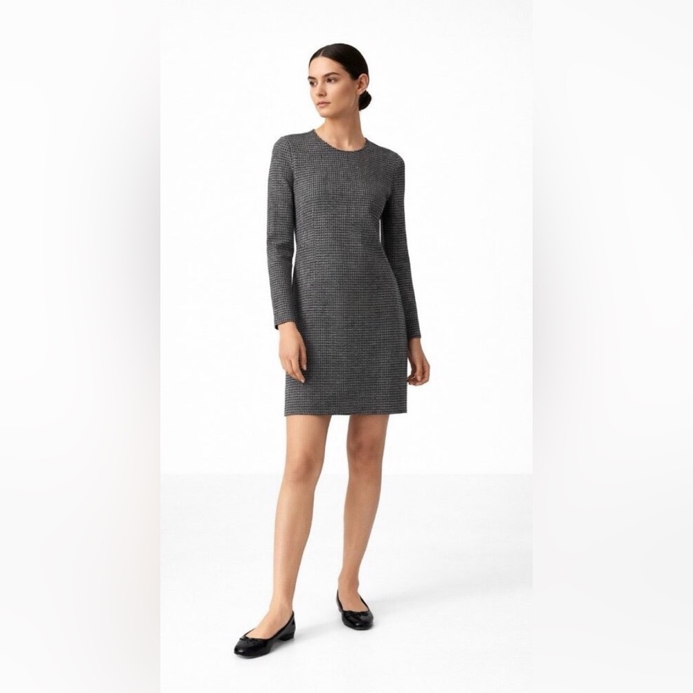 THEORY WYNTER HOUNDSTOOTH DRESS